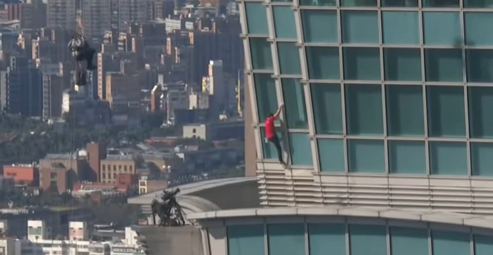 台北101徒手攀登