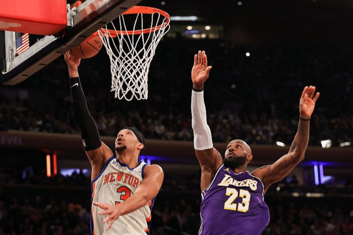 NBA紐約人戰勝湖人