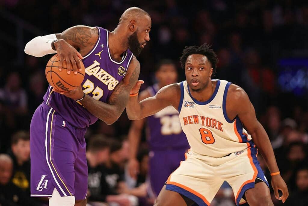 NBA紐約人戰勝湖人