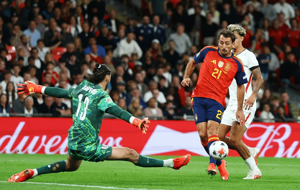 欧国联西班牙3-2英格兰